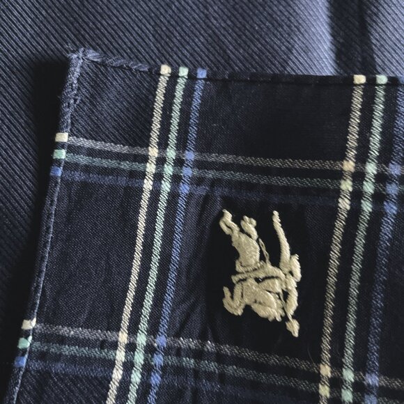 Vintage Burberry Cotton Scarf– NWT – Embroidered Logo - Picture 8 of 8